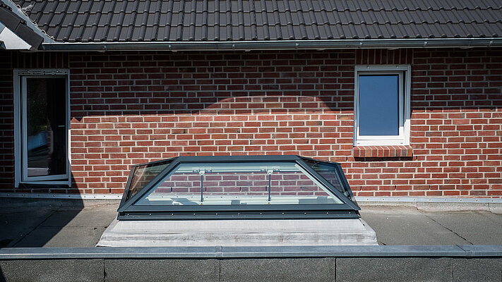Finestra per tetti piani come tetto a piramide / tetto a padiglione con telaio in alluminio