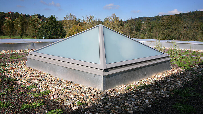 Finestra per tetti piani come tetto a piramide / tetto a padiglione con telaio in alluminio