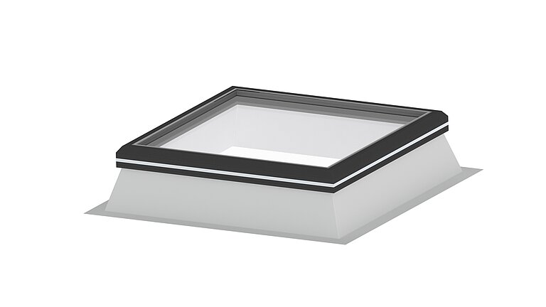Glass Skylight FE 0° con telaio in alluminio