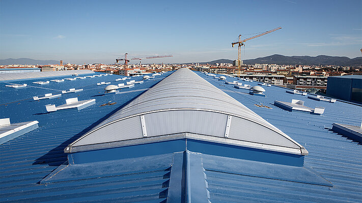 Lucernario continuo - Forma ad arco